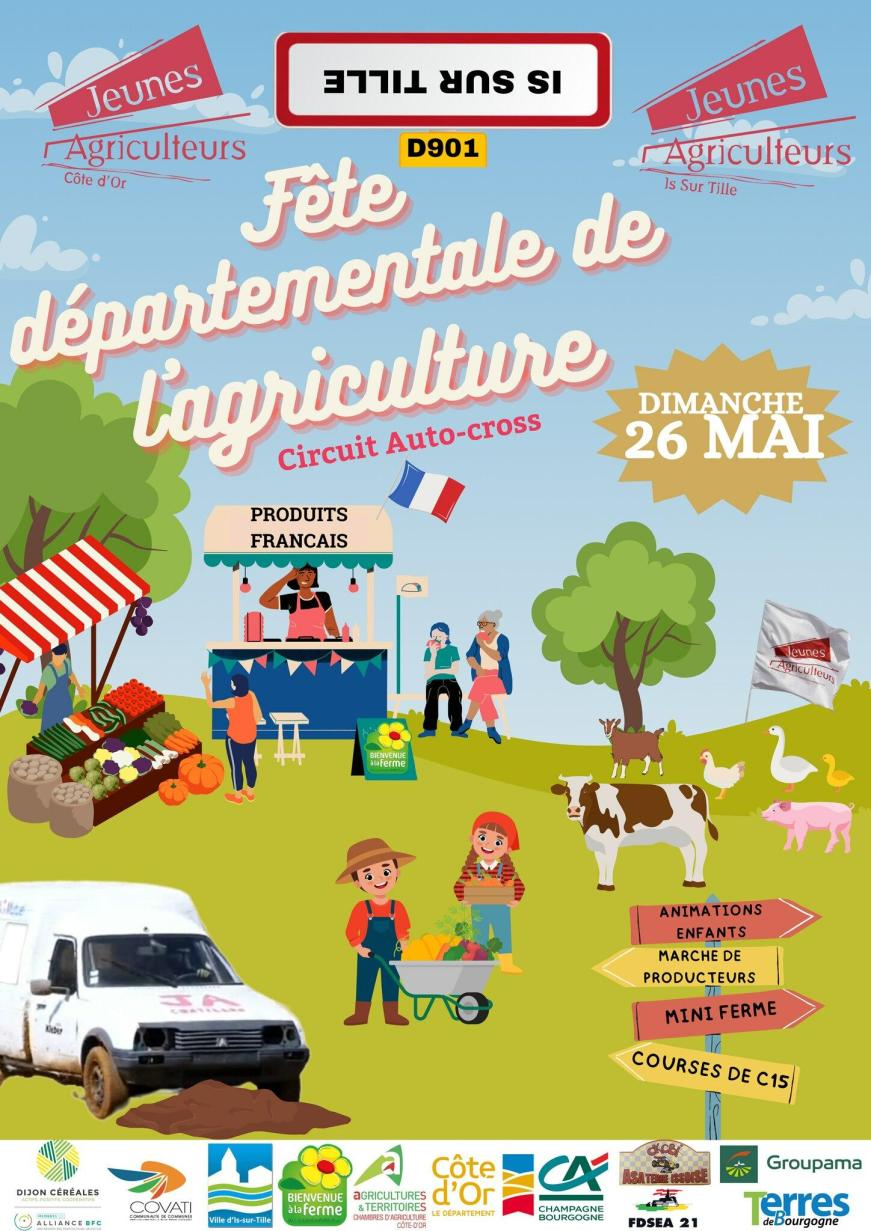 affiche fete agriculture is sur tille cote d'or 21