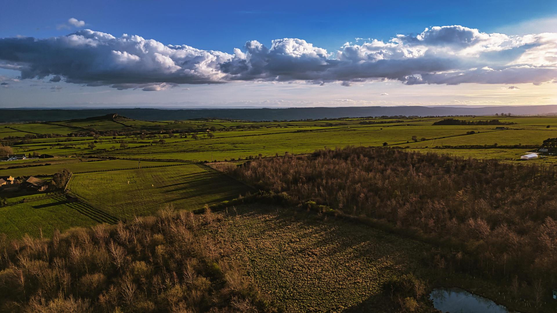 paysage aerien agriculture campagne