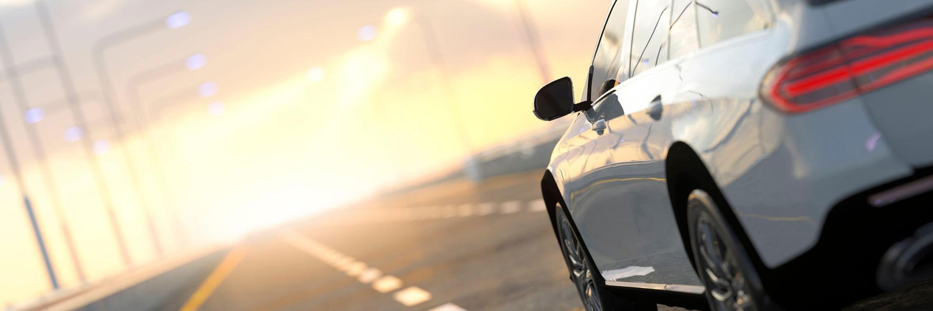 voiture sur la route